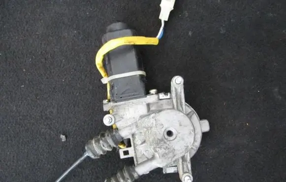 Rear door window regulator motor