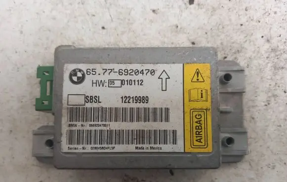 BMW 7 E65 E66 Airbag control unit/module 65776920470 12219989 6920470