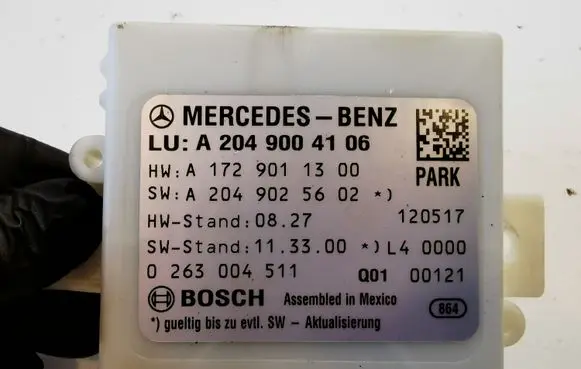 Mercedes-Benz C W204 Parking PDC control unit/module A2049004106