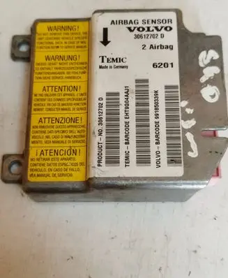 Volvo S40, V40 Airbag control unit/module 30612702D
