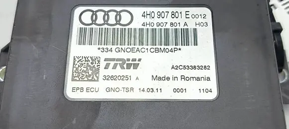 Audi A8 S8 D4 4H Hand brake control module 4H0907801E