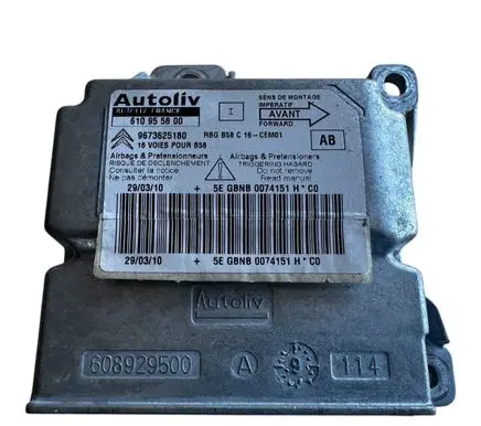 Citroen C4 Grand Picasso Airbag control unit/module 9673625180 610955800