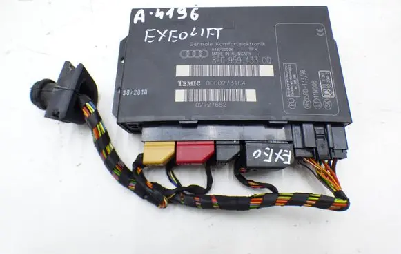 Seat Exeo (3R) Comfort/convenience module 8E0959433CQ H43S0036 00002731E4