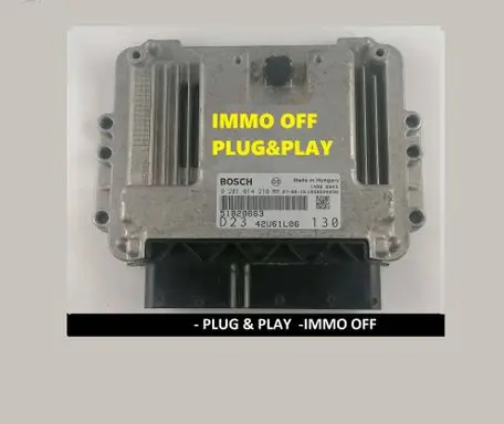 Fiat Ducato Engine control unit/module 51820663 0281014210 42U61L06