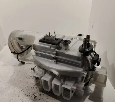 Interior heater climate box assembly