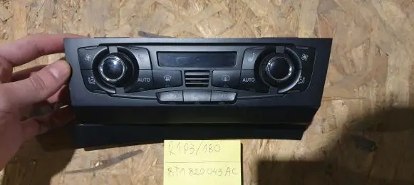 Audi A5 8T 8F Climate control unit 8T1820043AC