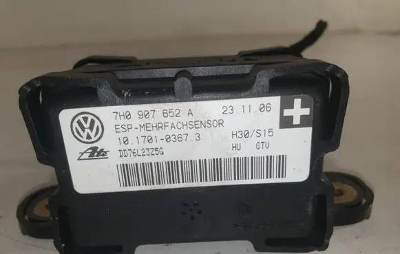 Audi Q7 4L ESP acceleration yaw rate sensor 7H0907652A 101600367
