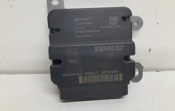 Opel Vivaro Airbag control unit/module 93457848 985106142R