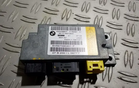 BMW 7 E65 E66 Airbag control unit/module 65776970904 532238807 0169591
