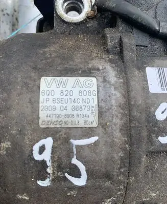 Skoda Fabia Mk2 (5J) Air conditioning (A/C) compressor (pump) 6Q0820808G 4471908903