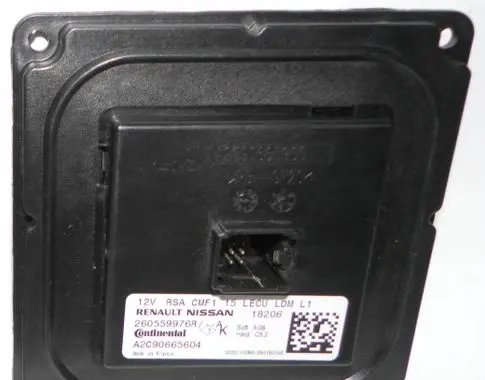 Nissan Townstar LED ballast control module A2090665900 260559976R A2C90665604