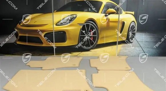 Porsche Cayenne (92A) Front floor mat 7P5863011EDM5