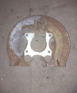 Peugeot 307 Rear brake disc plate dust cover 