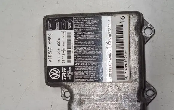 Volkswagen PASSAT B6 Airbag control unit/module 3C0909605N