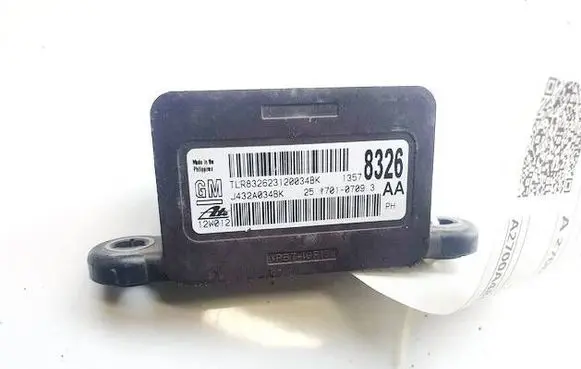 Opel Astra J ESP acceleration yaw rate sensor 13578326 25170107093
