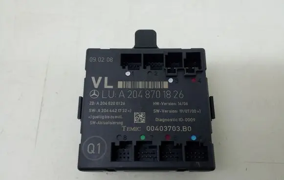Mercedes-Benz C W204 Door control unit/module A2048701826