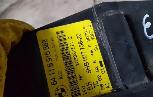 BMW 3 E46 Climate control unit 6916882