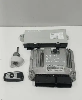 BMW X3 F25 Engine ECU kit and lock set 8588946 9367376