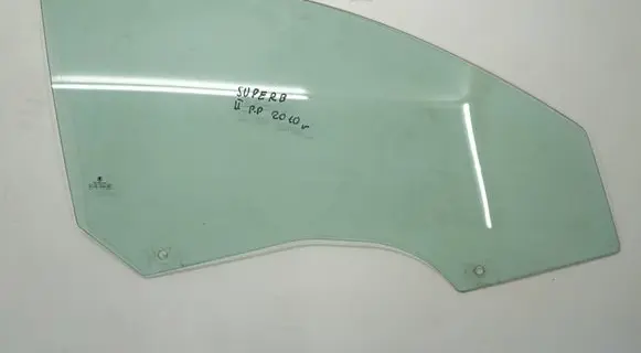 Skoda Superb B6 (3T) Front door window glass four-door