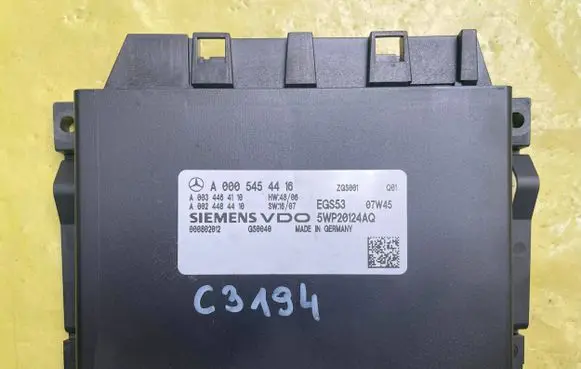 Mercedes-Benz C W204 Gearbox control unit/module A0005454416