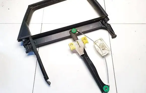 Sliding door window regulator with motor