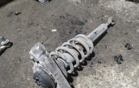 Audi A4 S4 B6 8E 8H Front shock absorber with coil spring