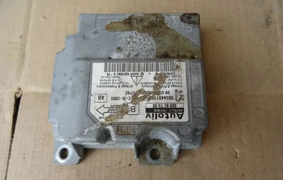 Peugeot 307 Airbag control unit/module 9654491180 606877300