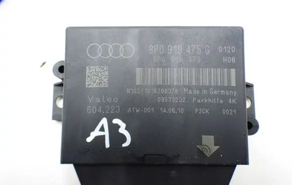 Audi A3 S3 8P Parking PDC control unit/module 8P0919475G 604223 09533232