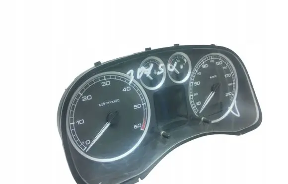 Peugeot 307 Speedometer (instrument cluster) 9654485080