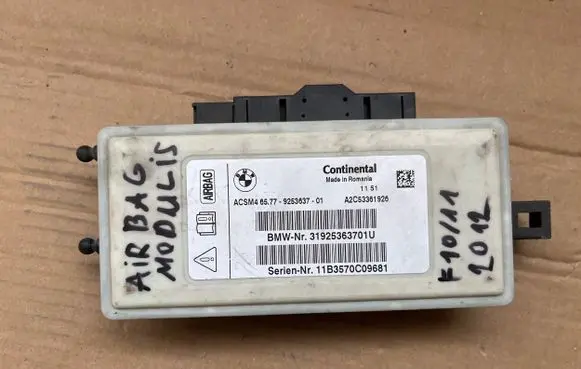 BMW 5 F10 F11 Airbag control unit/module A2C53361926 31925363701U 31925363701L