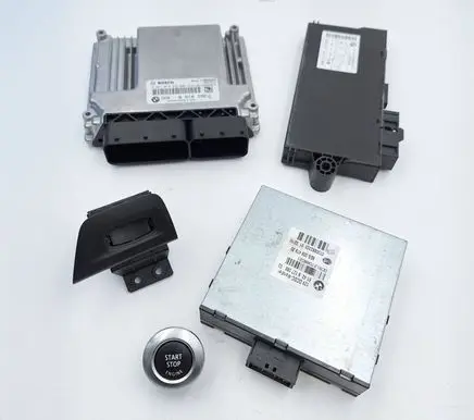 BMW 1 E81 E87 Engine ECU kit and lock set 8510592 DDE70 CAS3