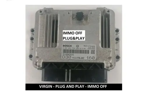 Fiat Ducato Engine control unit/module 51896531 0281015734 41179L02
