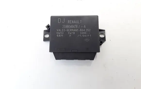 Renault Laguna III Parking PDC control unit/module 259904647R