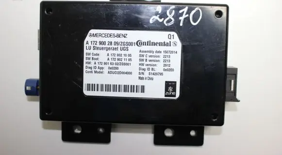 Mercedes-Benz GL X166 Other control units/modules