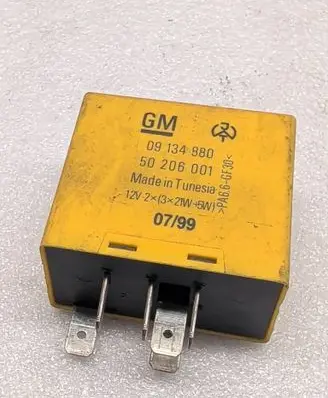 Opel Astra G Other relay 09134880 50206001