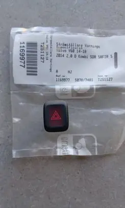 Volvo V60 Hazard light switch 9123681