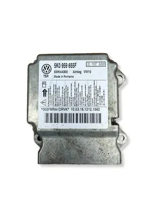 Volkswagen Golf Plus Airbag control unit/module 5K0959655F 5WK44300