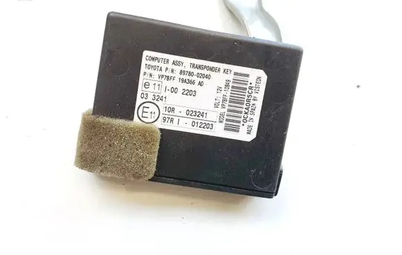 Toyota Auris 150 Immobilizer control unit/module 8978002040 89780-02040
