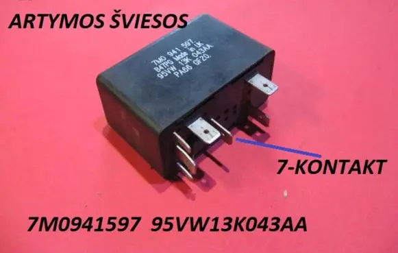 Volkswagen Bora Day light relay 7M0941597 95VW13K043AA