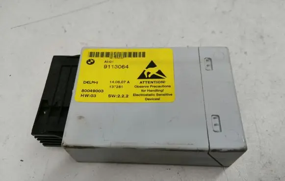 BMW 5 E60 E61 Center console control module 9113064 137281 80049003