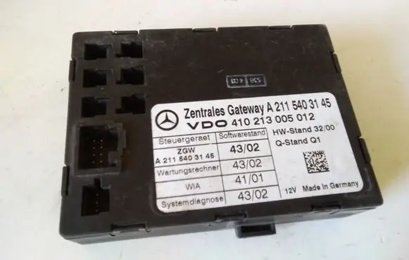 Mercedes-Benz E W211 Door central lock control unit/module A2115403145 410213005012
