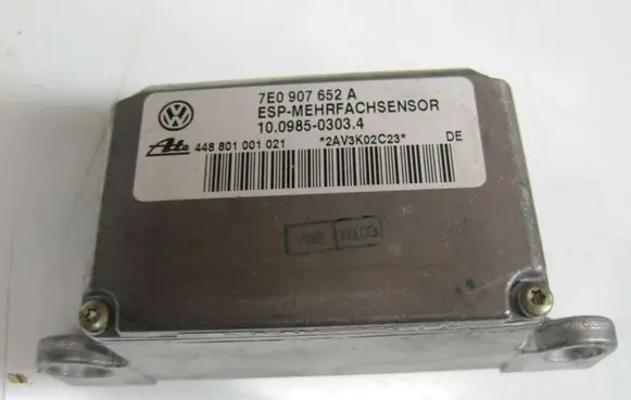 Volkswagen Touareg I ESP acceleration yaw rate sensor 7E0907652A