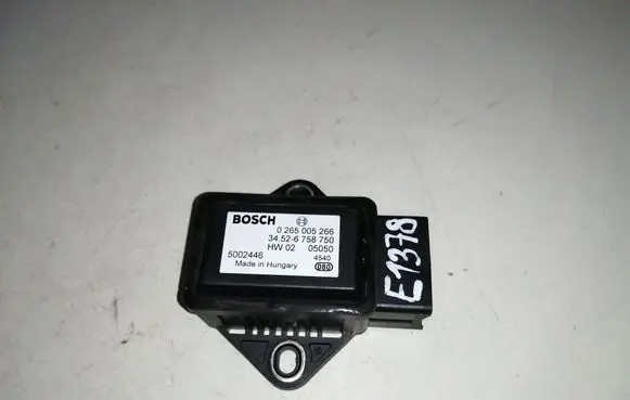 BMW 5 E60 E61 ESP acceleration yaw rate sensor 0265005266 34526758750