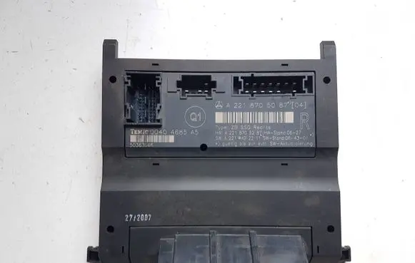 Mercedes-Benz S W221 Seat control module A2218705087