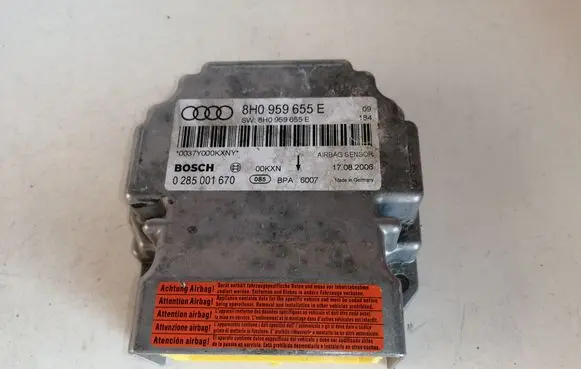 Audi A4 S4 B7 8E 8H Airbag control unit/module 8H0959655E 0285001670