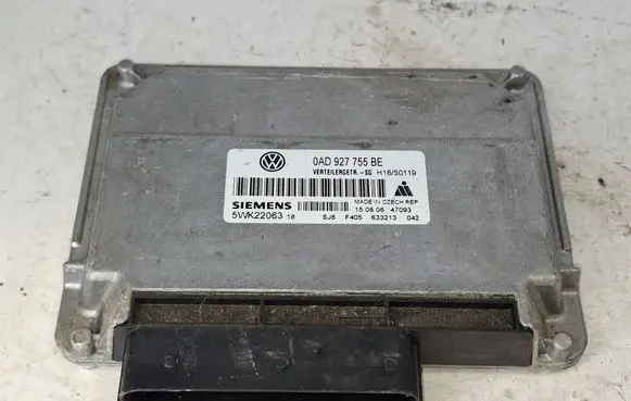 Volkswagen Touareg I Gearbox control unit/module 0AD927755BE H18S0119 5WK22063