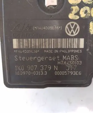 Skoda Octavia Mk2 (1Z) ABS Pump 1K0907379N 00005793E6 10097003133