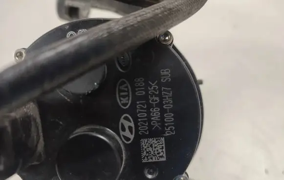 Electric auxiliary coolant/water pump