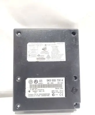 Volkswagen PASSAT B6 Bluetooth control unit module 5K0035730A 10022700303