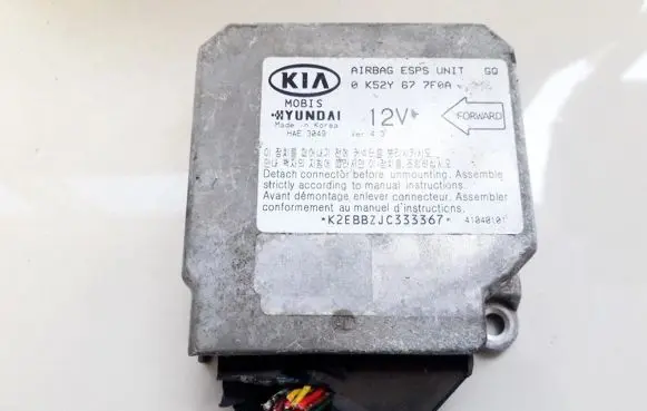 KIA Carnival Airbag control unit/module 0k52y677f0a k2ebbzjc333367